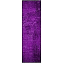 Premium Machine Washable Mayfield  Purple 2'3" x 7'6" Runner Rug