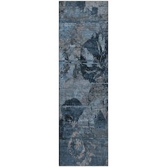 Premium Machine Washable Mayfield  Denim 2'3" x 7'6" Runner Rug