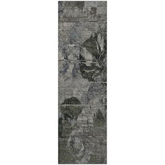 Premium Machine Washable Mayfield  Gray 2'3" x 7'6" Runner Rug