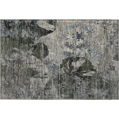 Premium Machine Washable Mayfield  Gray 1'8" x 2'6" Rug