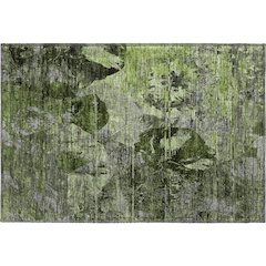 Premium Machine Washable Mayfield  Green 1'8" x 2'6" Rug