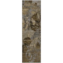 Premium Machine Washable Mayfield  Mocha 2'3" x 7'6" Runner Rug