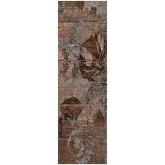 Premium Machine Washable Mayfield  Terracotta 2'3" x 7'6" Runner Rug