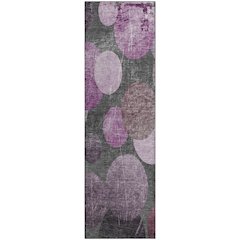 Premium Machine Washable Mayfield  Garnet 2'3" x 7'6" Runner Rug