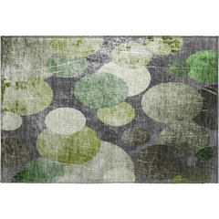 Premium Machine Washable Mayfield  Green 1'8" x 2'6" Rug