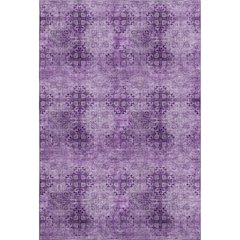 Premium Machine Washable Mayfield  Eggplant 2'6" x 3'10" Rug