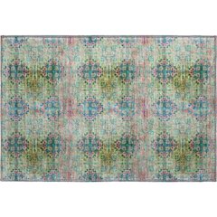 Premium Machine Washable Mayfield  Green 1'8" x 2'6" Rug