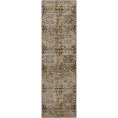Premium Machine Washable Mayfield  Taupe 2'3" x 7'6" Runner Rug