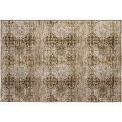 Premium Machine Washable Mayfield  Taupe 1'8" x 2'6" Rug
