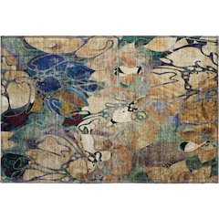 Premium Machine Washable Mayfield  Beige 1'8" x 2'6" Rug