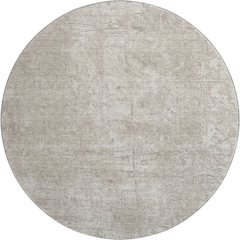 Premium Machine Washable Mayfield  Ivory 8' x 8' Round Rug