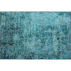 Premium Machine Washable Mayfield  Teal 1'8" x 2'6" Rug