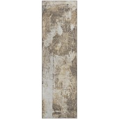 Premium Machine Washable Mayfield  Beige 2'3" x 7'6" Runner Rug