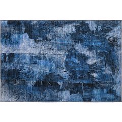 Premium Machine Washable Mayfield  Navy 1'8" x 2'6" Rug