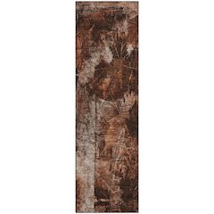 Premium Machine Washable Mayfield  Paprika 2'3" x 7'6" Runner Rug