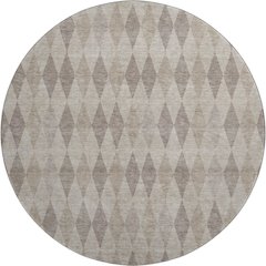 Premium Machine Washable Mayfield  Beige 8' x 8' Round Rug