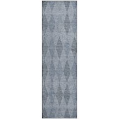 Premium Machine Washable Mayfield  Denim 2'3" x 7'6" Runner Rug
