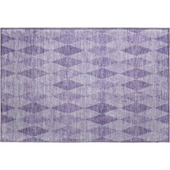 Premium Machine Washable Mayfield  Purple 1'8" x 2'6" Rug