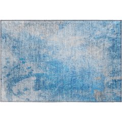 Premium Machine Washable Mayfield  Blue 1'8" x 2'6" Rug