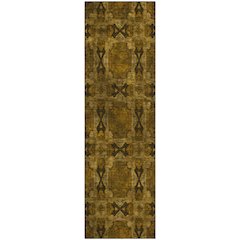 Premium Machine Washable Mayfield  Chocolate 2'3" x 7'6" Runner Rug
