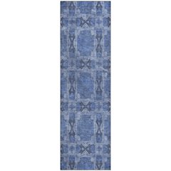 Premium Machine Washable Mayfield  Denim 2'3" x 7'6" Runner Rug