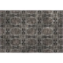 Premium Machine Washable Mayfield  Gray 1'8" x 2'6" Rug