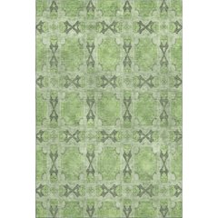 Premium Machine Washable Mayfield  Green 2'6" x 3'10" Rug