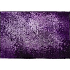 Premium Machine Washable Mayfield  Purple 1'8" x 2'6" Rug