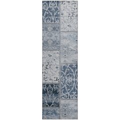 Premium Machine Washable Mayfield  Denim 2'3" x 7'6" Runner Rug