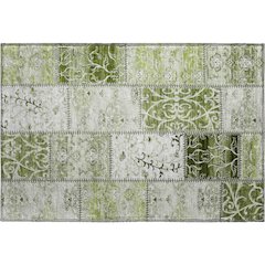 Premium Machine Washable Mayfield  Green 1'8" x 2'6" Rug