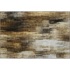 Premium Machine Washable Mayfield  Chocolate 1'8" x 2'6" Rug