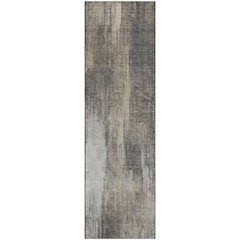 Premium Machine Washable Mayfield  Taupe 2'3" x 7'6" Runner Rug
