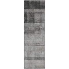 Premium Machine Washable Mayfield  Gray 2'3" x 7'6" Runner Rug