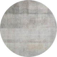 Premium Machine Washable Mayfield  Taupe 8' x 8' Round Rug