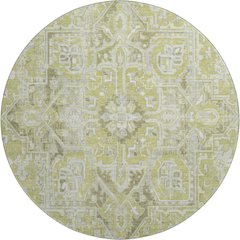 Premium Machine Washable Mayfield  Aloe 8' x 8' Round Rug