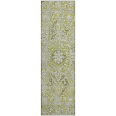 Premium Machine Washable Mayfield  Aloe 2'3" x 7'6" Runner Rug