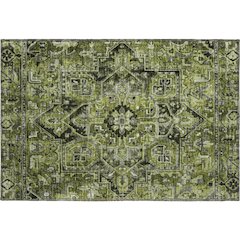 Premium Machine Washable Mayfield  Olive 1'8" x 2'6" Rug