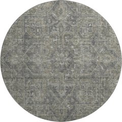 Premium Machine Washable Mayfield  Mocha 8' x 8' Round Rug