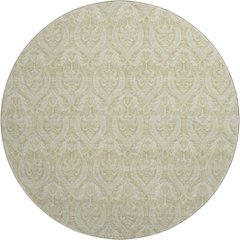Premium Machine Washable Mayfield  Beige 8' x 8' Round Rug