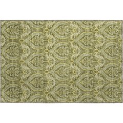 Premium Machine Washable Mayfield  Green 1'8" x 2'6" Rug