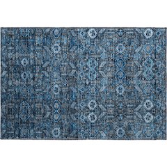 Premium Machine Washable Mayfield  Blue 1'8" x 2'6" Rug