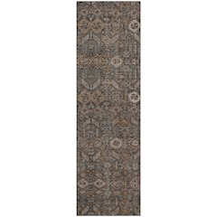 Premium Machine Washable Mayfield  Chocolate 2'3" x 7'6" Runner Rug