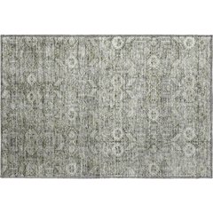 Premium Machine Washable Mayfield  Gray 1'8" x 2'6" Rug