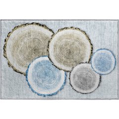 Premium Machine Washable Mayfield  Blue 1'8" x 2'6" Rug