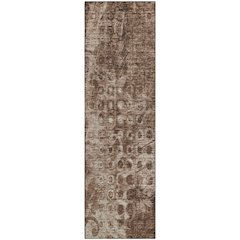 Premium Machine Washable Mayfield  Chocolate 2'3" x 7'6" Runner Rug