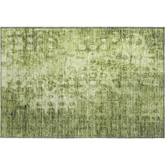 Premium Machine Washable Mayfield  Olive 1'8" x 2'6" Rug