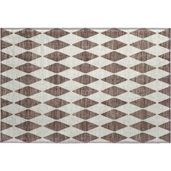 Premium Machine Washable Mayfield  Brown 1'8" x 2'6" Rug