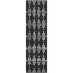 Premium Machine Washable Mayfield  Charcoal 2'3" x 7'6" Runner Rug