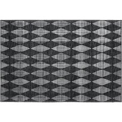 Premium Machine Washable Mayfield  Charcoal 1'8" x 2'6" Rug