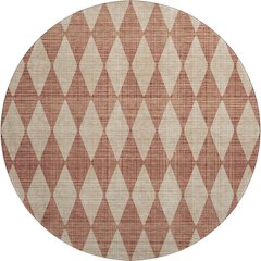 Premium Machine Washable Mayfield  Paprika 8' x 8' Round Rug